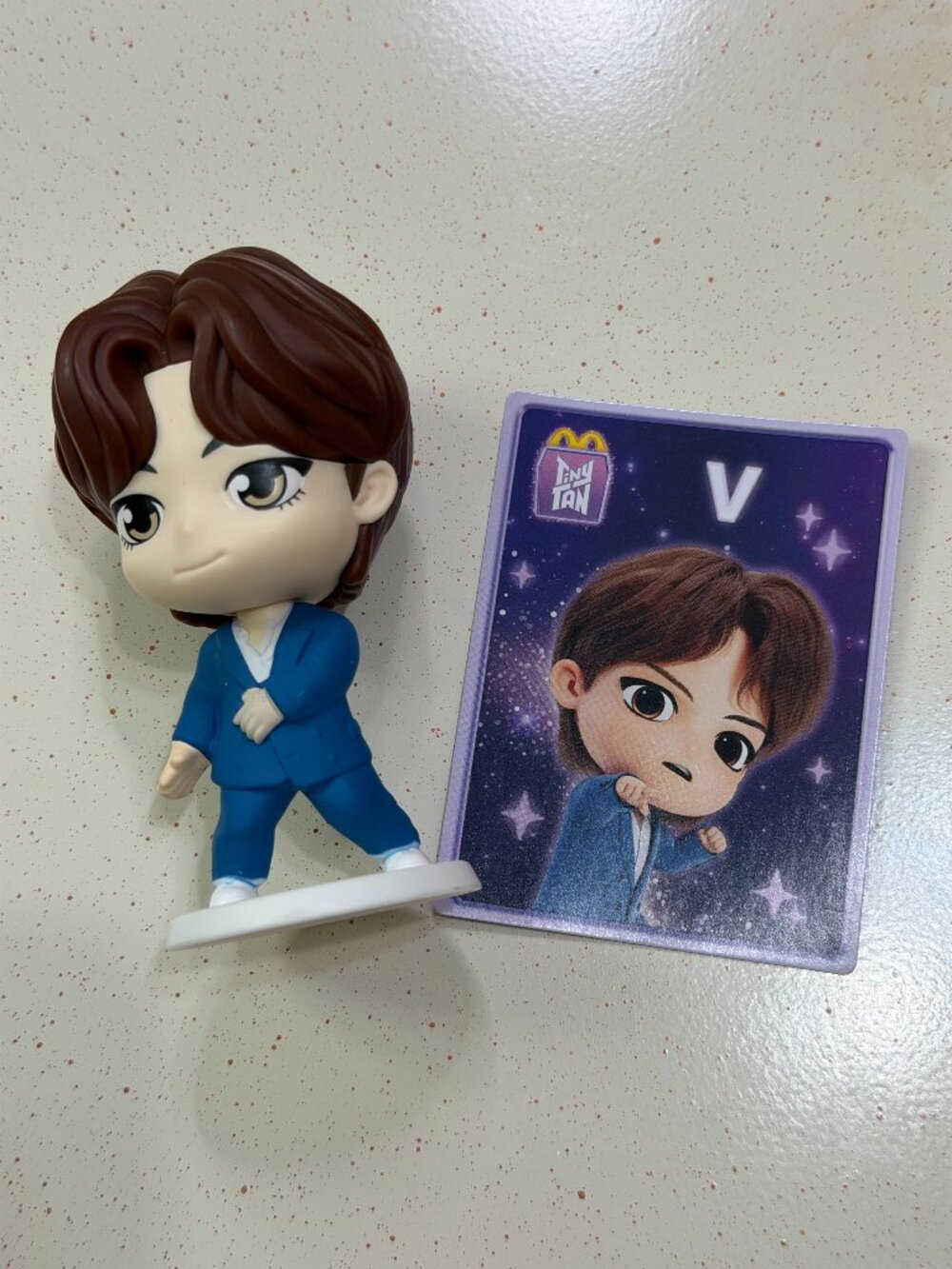 BTS TinyTAN V Precious Baby Bear McDonald’s 2025 Figure + Card